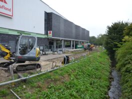 Polderarbeiten an der Soeste