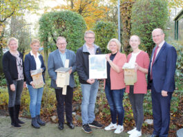 Klimaschutzpreis für Vogelnistkästen-Aktion