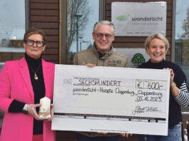 Aufmerksame Geste kommt Hospiz Wanderlicht zu Gute