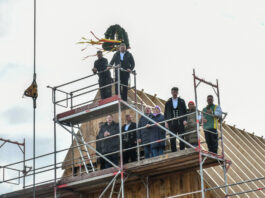 Richtfest gefeiert – großes Bürgerfest nächstes Jahr