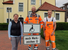 Behindertenparkplätze ausgeweitet